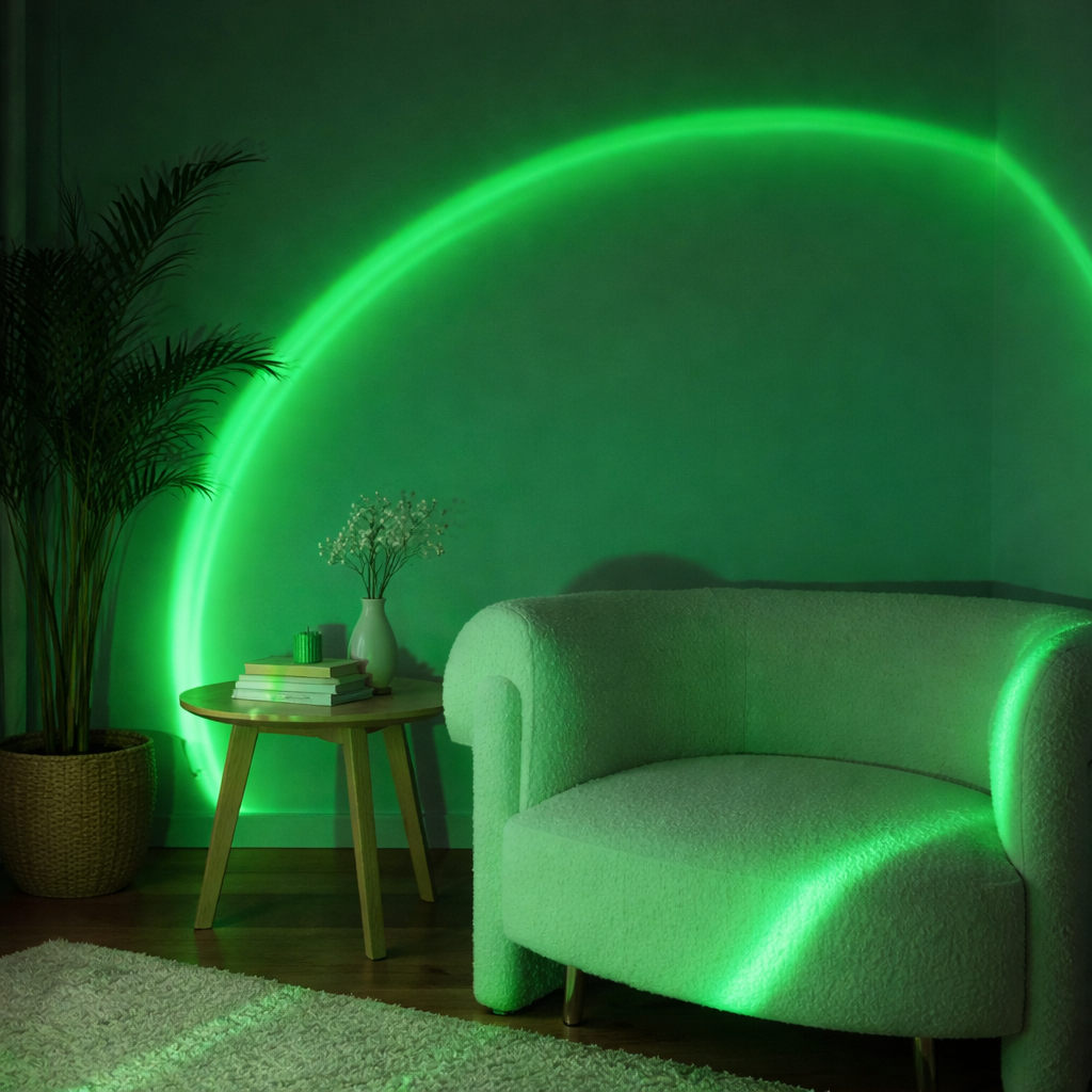 USB Sunset Projection Lamp with Adjustable Head and Remote Control