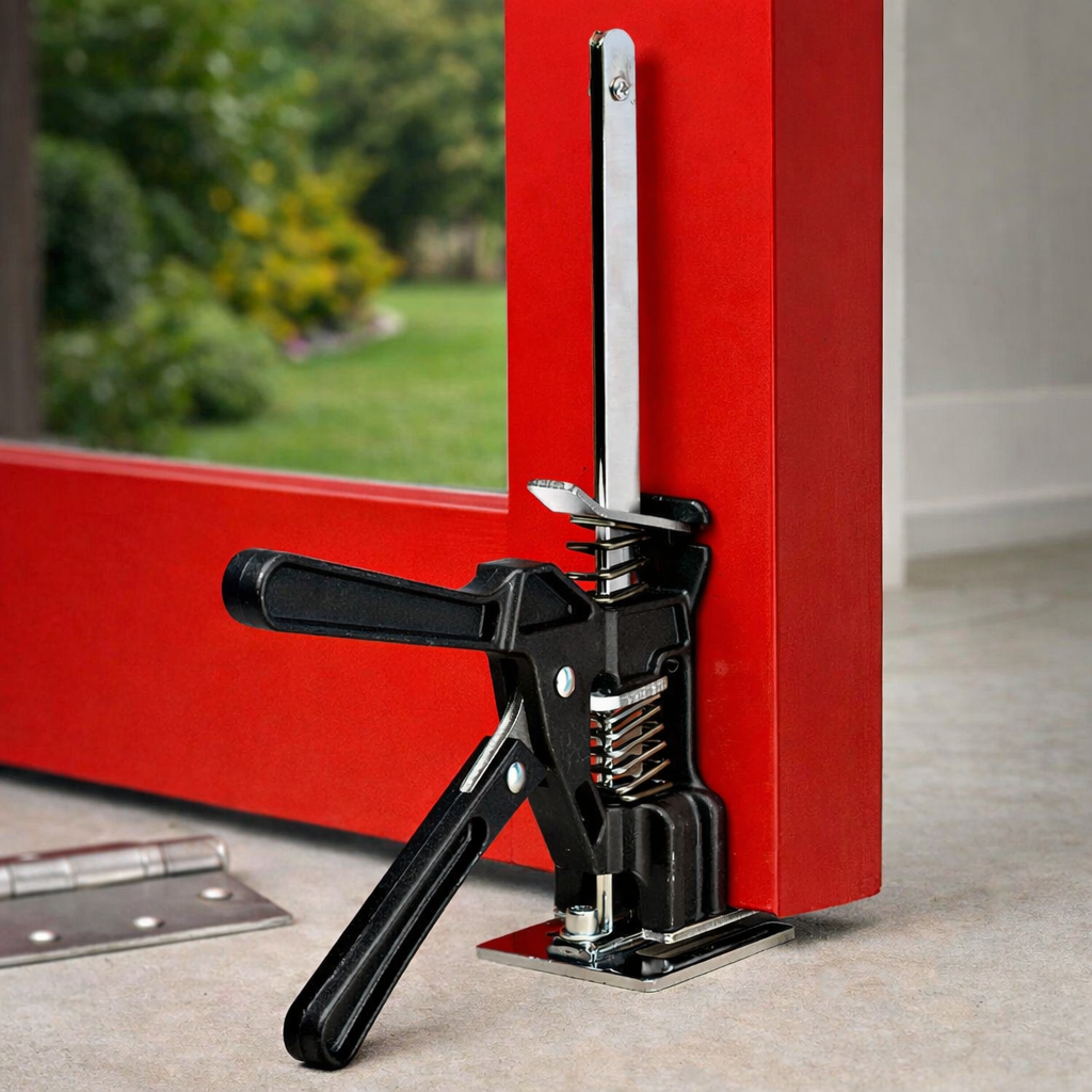 Precision Hand Lifting Tool Jack – Adjustable Metal Lifter for Doors, Cabinets & Installation