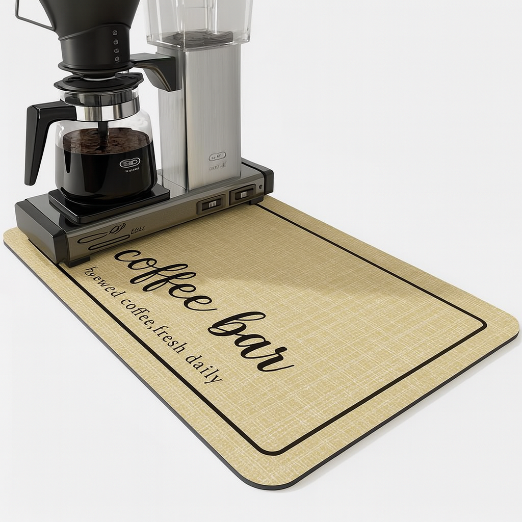 Washable Microfiber Dish Drying Mat – Non-Slip Countertop Drying Mat