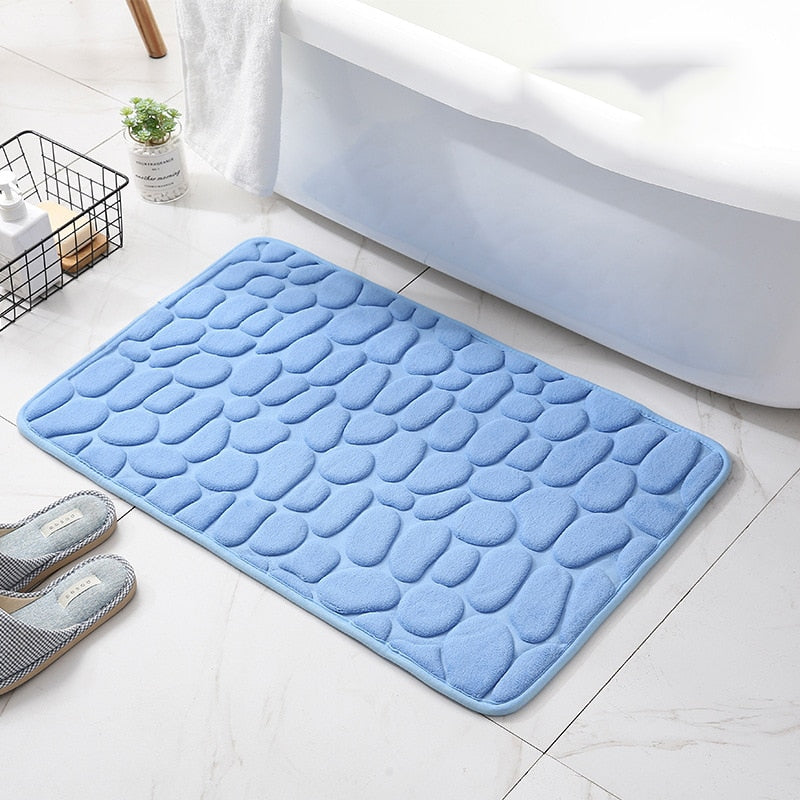 Soft Microfiber Bath Mat – Non-Slip Backing, Absorbent & Machine Washable