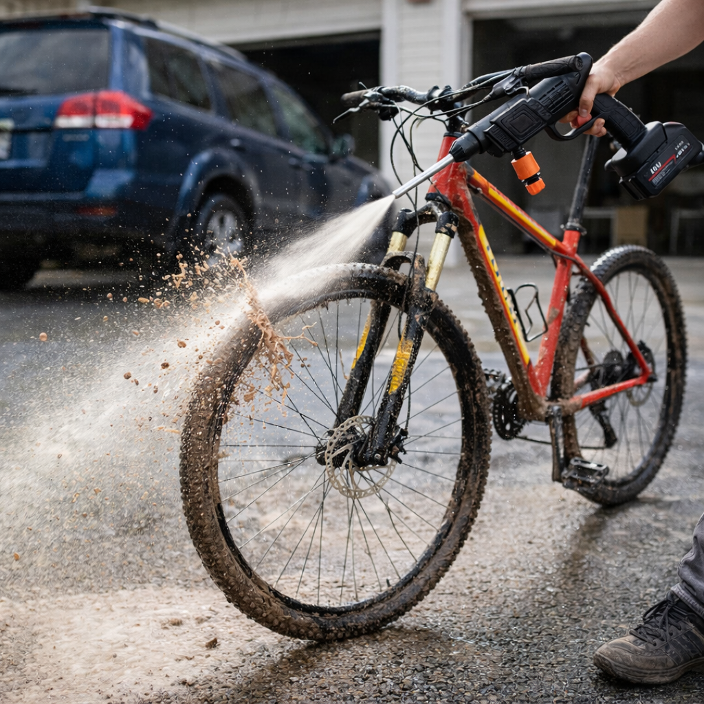Cordless Jet Washer – Portable High-Pressure Cleaner with Foam Cannon