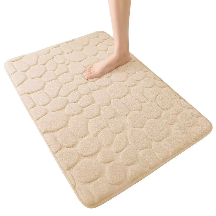 Soft Microfiber Bath Mat – Non-Slip Backing, Absorbent & Machine Washable