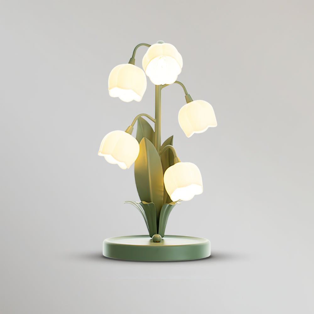 Vintage Flower Table Lamp – LED Bedside & Side Table Lamp