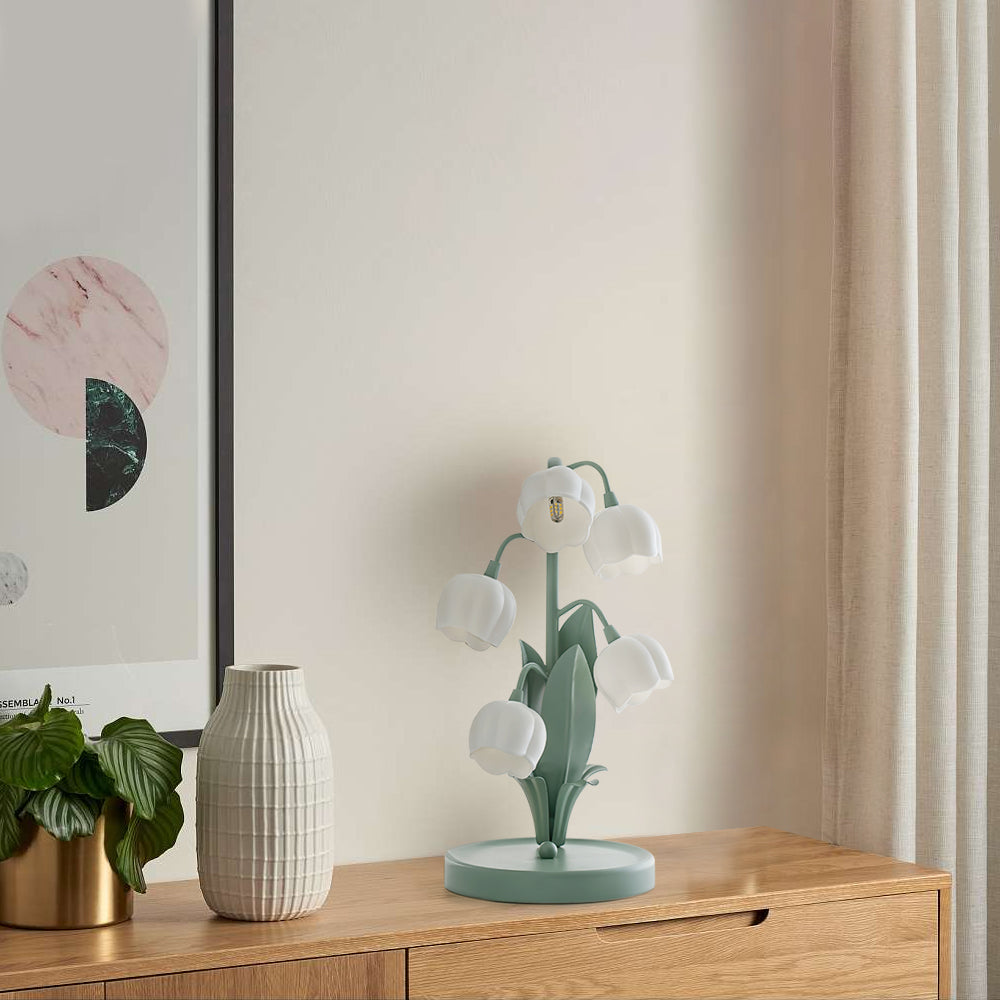 Vintage Flower Table Lamp – LED Bedside & Side Table Lamp