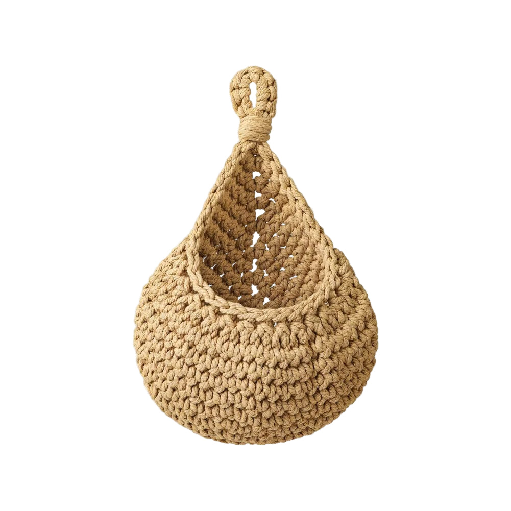 Hanging Jute Storage Basket – Wall Organizer for Fruit, Vegetables & Home Storage