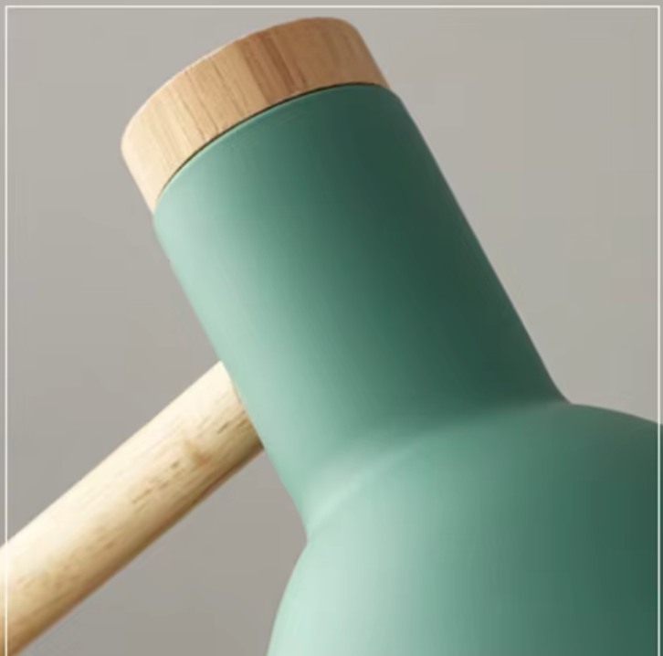 Wooden Table Lamp – LED Desk & Bedside Lamp with Dimmer