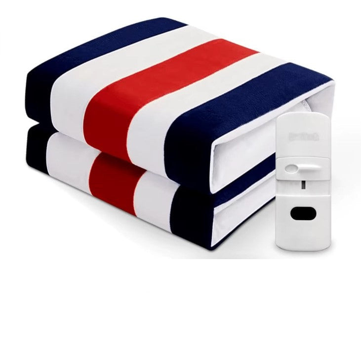 Electric Heated Throw Blanket – Soft Fleece Throw with Adjustable Heat