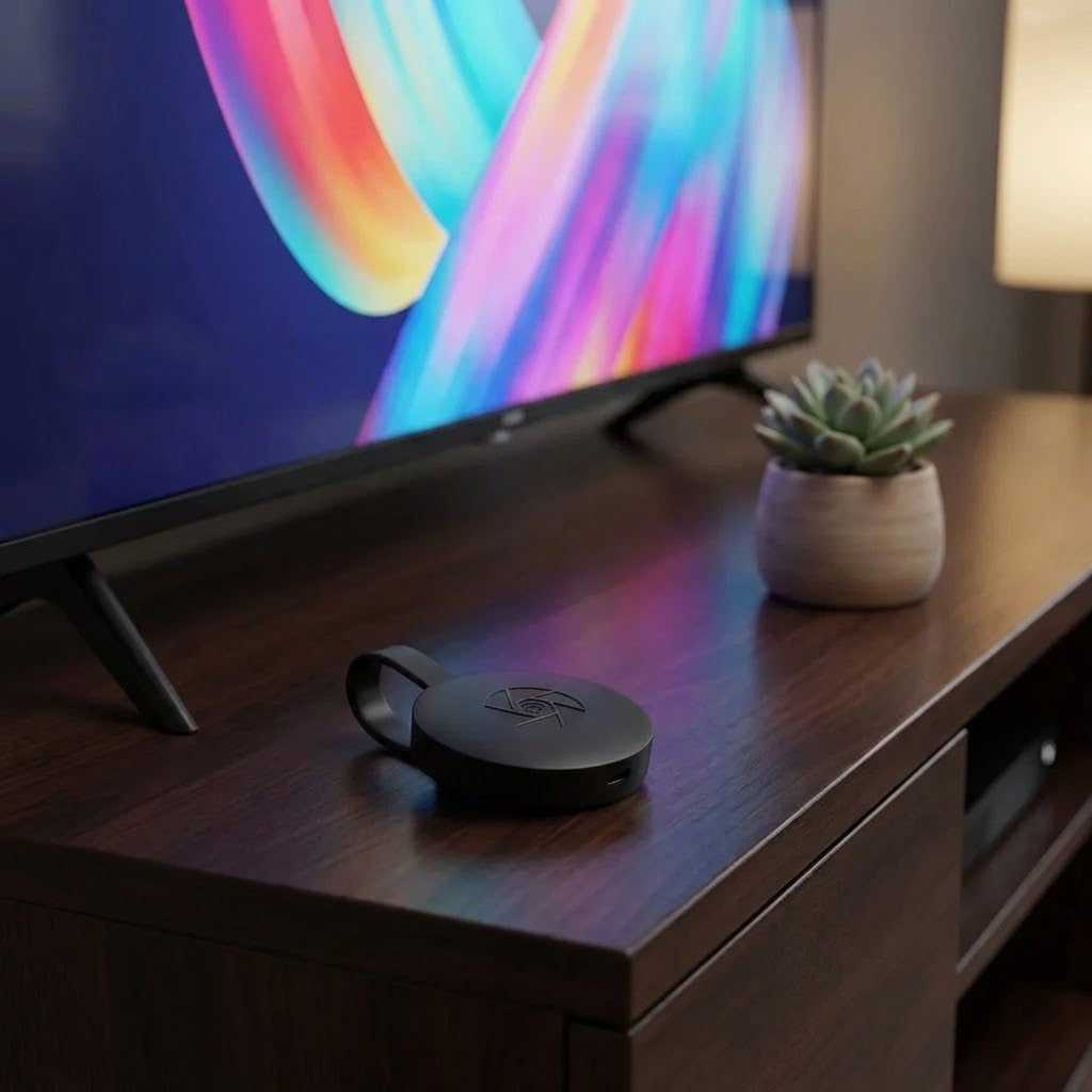 Wireless HDMI Screen Mirroring Dongle for TV, Monitor & Projector